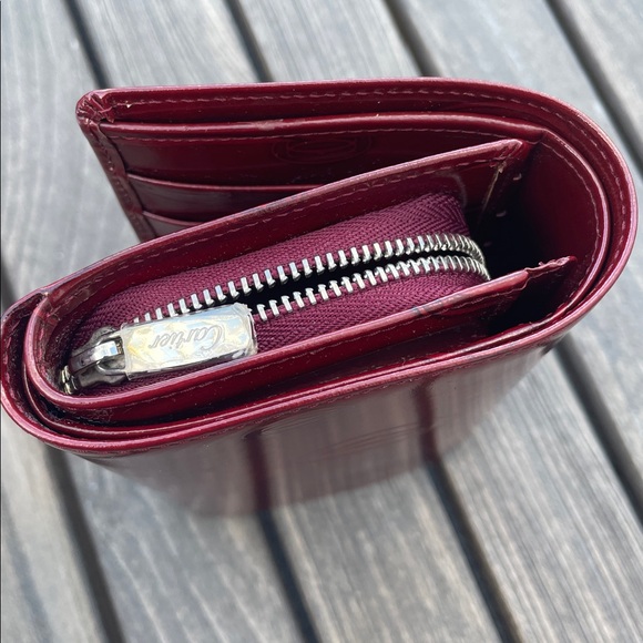 Cartier Burgundy Patent Leather Birthday Edition wallet. Like new - Picture 7 of 12